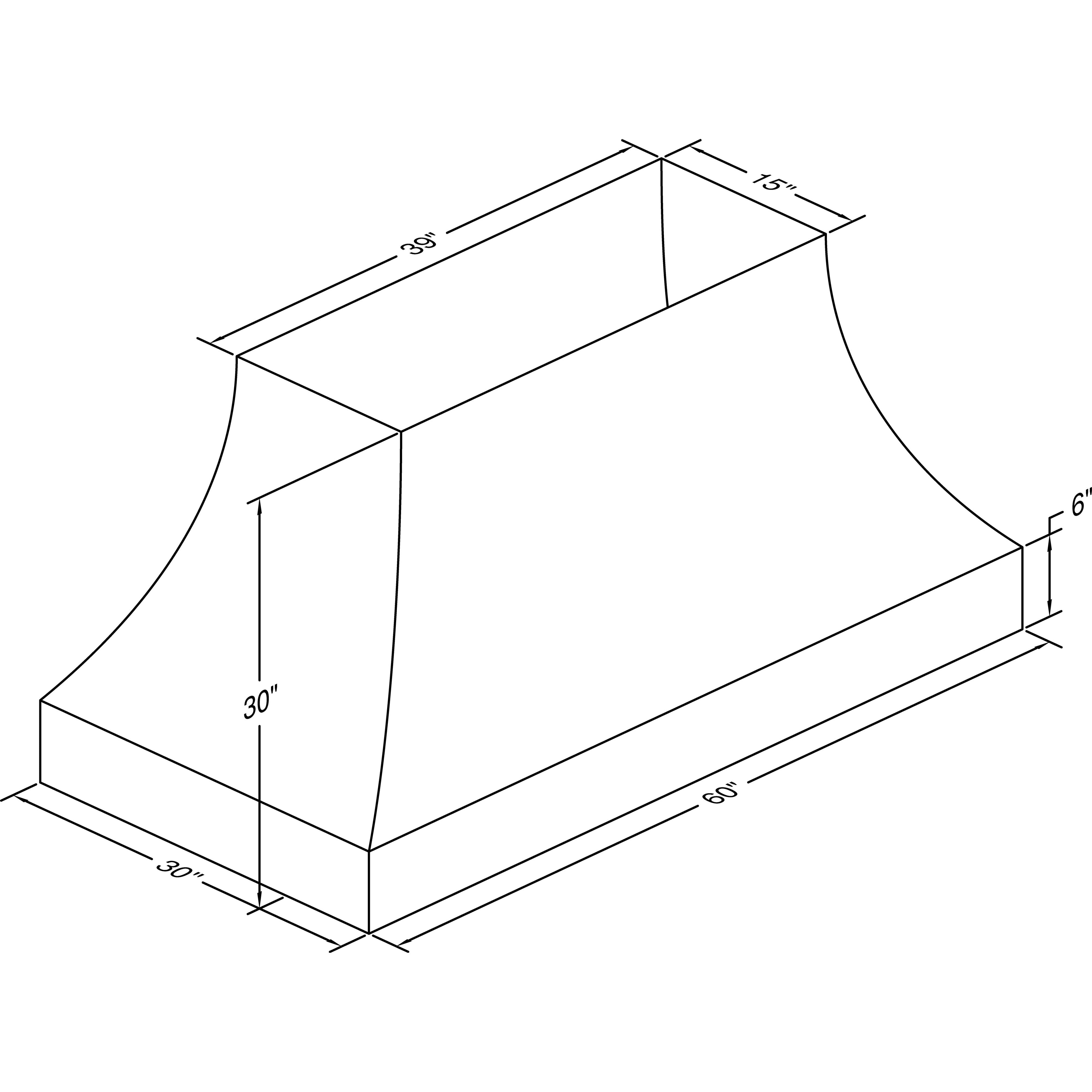  Vent-A-Hood 60-inch Ceiling Mount Range Hood JDIH460/C3SS IMAGE 2