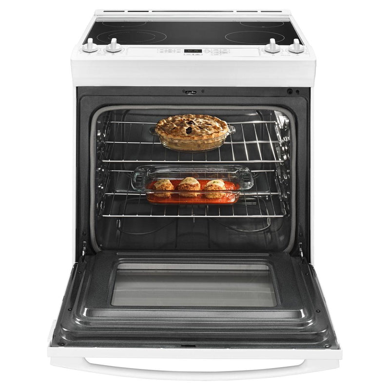  Amana 30in Slide-In Electric Range YAES6603SFW IMAGE 3