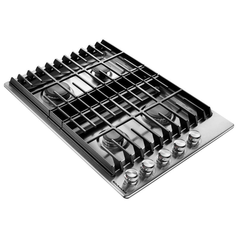  KitchenAid 30-inch Built-in Gas Cooktop with Downdraft KCGD500GSS IMAGE 2