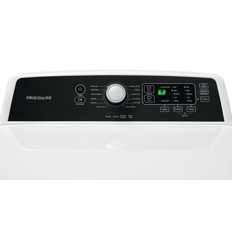  Frigidaire 6.7 cu. ft. Gas Dryer with 10 Dry Cycles FFRG4120SW IMAGE 4