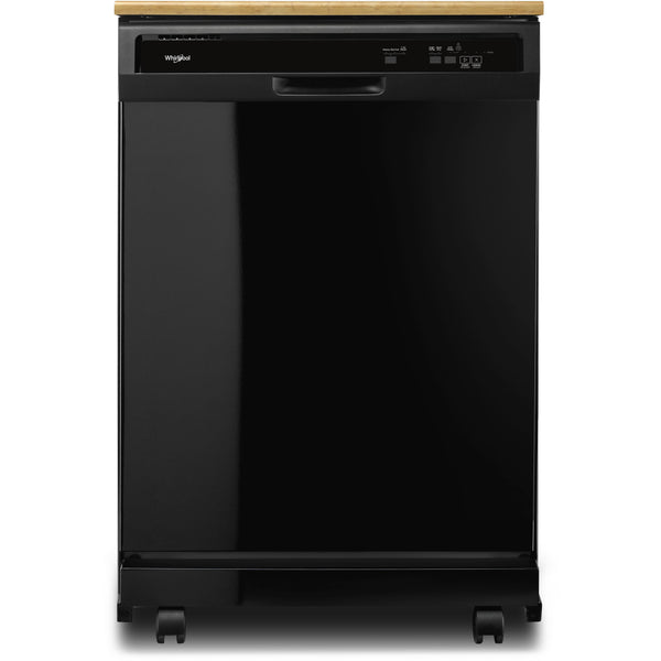  Whirlpool 24-Inch Portable Dishwasher WDP370PAHB IMAGE 1