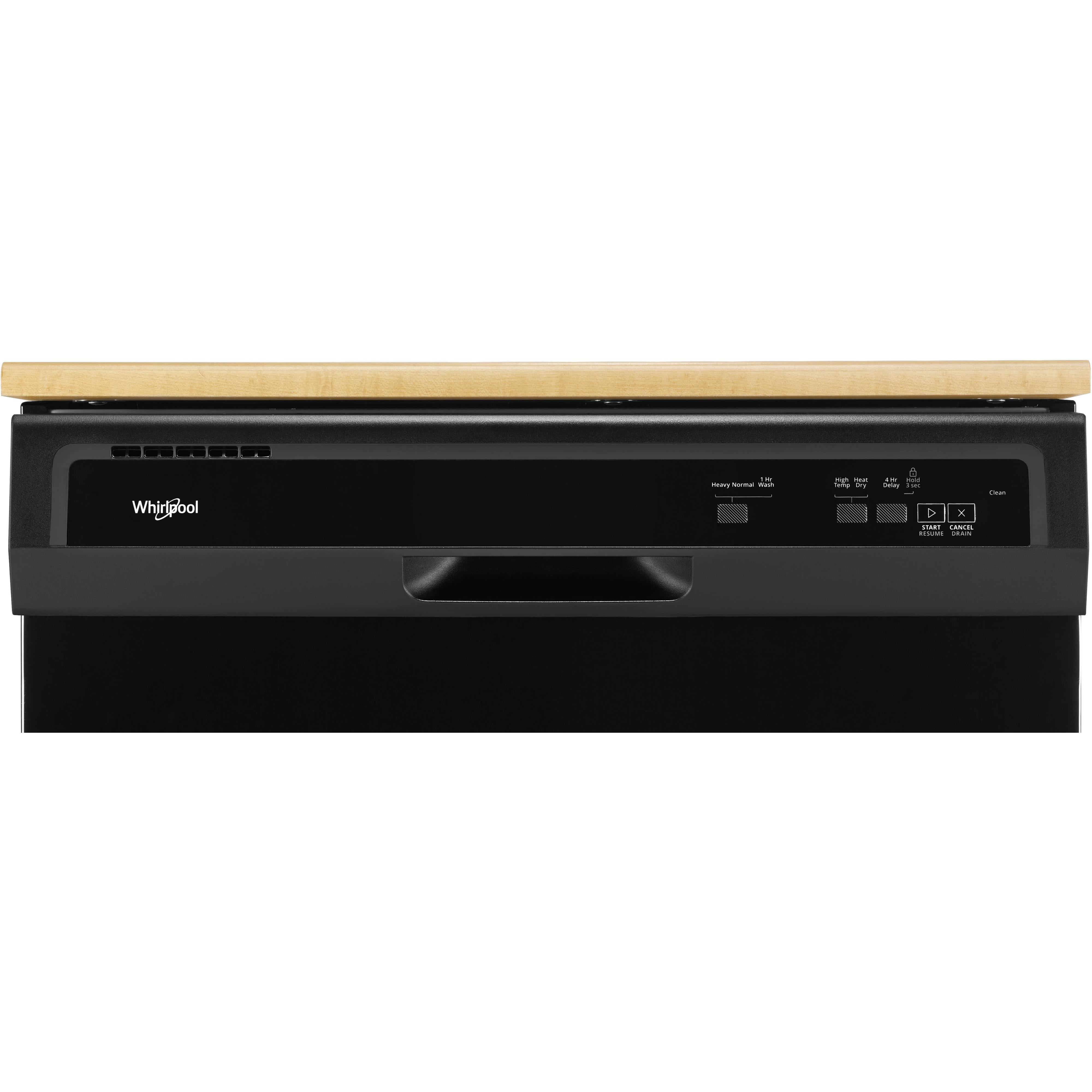  Whirlpool 24-Inch Portable Dishwasher WDP370PAHB IMAGE 2