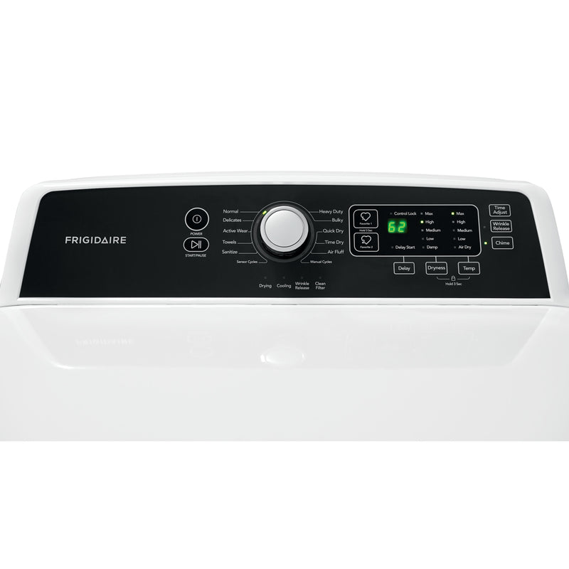  Frigidaire 6.7 cu. ft. Electric Dryer with Anti-Wrinkle CFRE4120SW IMAGE 4