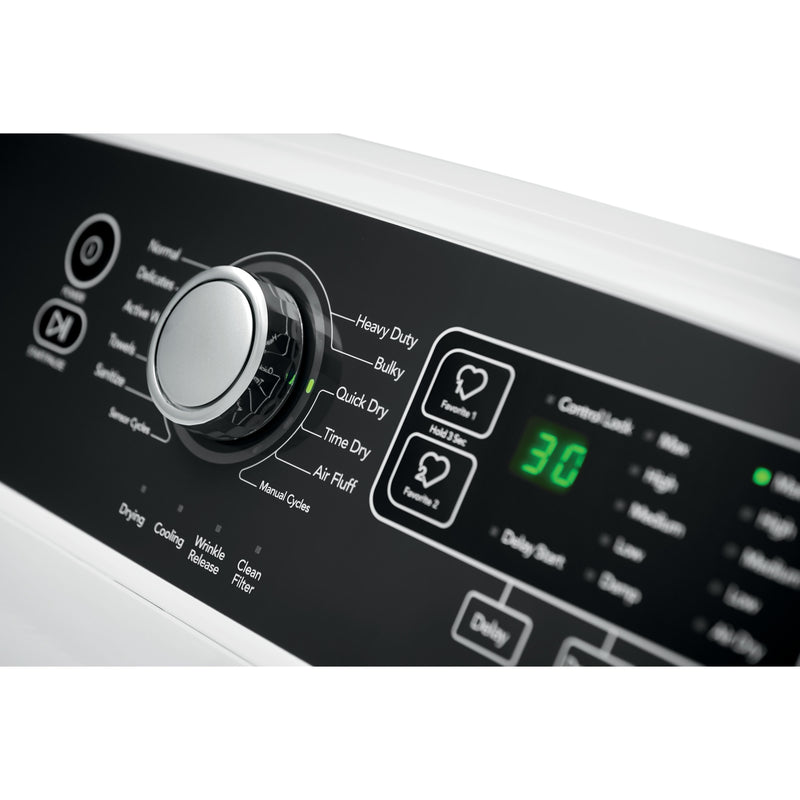  Frigidaire 6.7 cu. ft. Electric Dryer with Anti-Wrinkle CFRE4120SW IMAGE 5