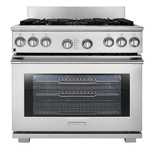  Electrolux Icon 36-inch Freestanding Dual-Fuel Range with Convection Bake E36DF76PPS IMAGE 1