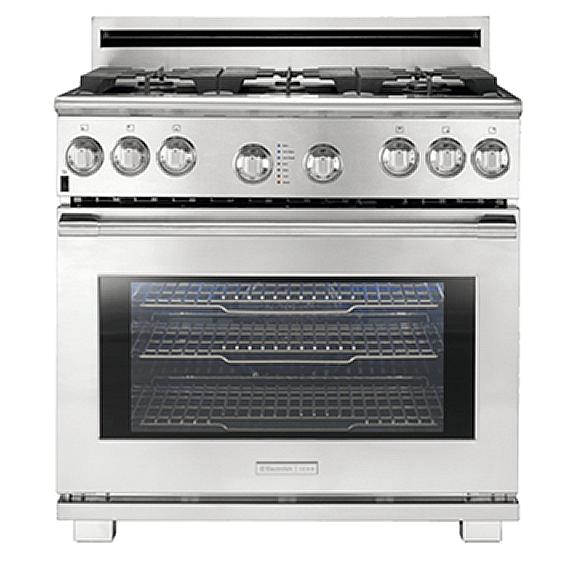  Electrolux Icon 36-inch Freestanding Gas Range with Convection Bake E36GF76PPS IMAGE 1
