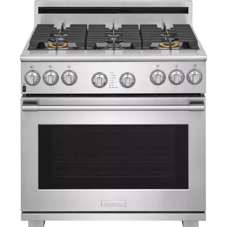  Electrolux Icon 36-inch Freestanding Gas Range with Min-2-Max Burners® E36GF76TPS IMAGE 1