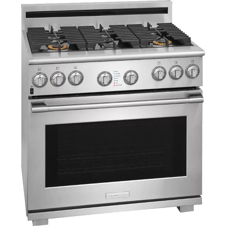  Electrolux Icon 36-inch Freestanding Gas Range with Min-2-Max Burners® E36GF76TPS IMAGE 2