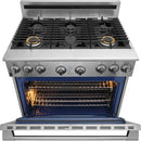  Electrolux Icon 36-inch Freestanding Gas Range with Min-2-Max Burners® E36GF76TPS IMAGE 3
