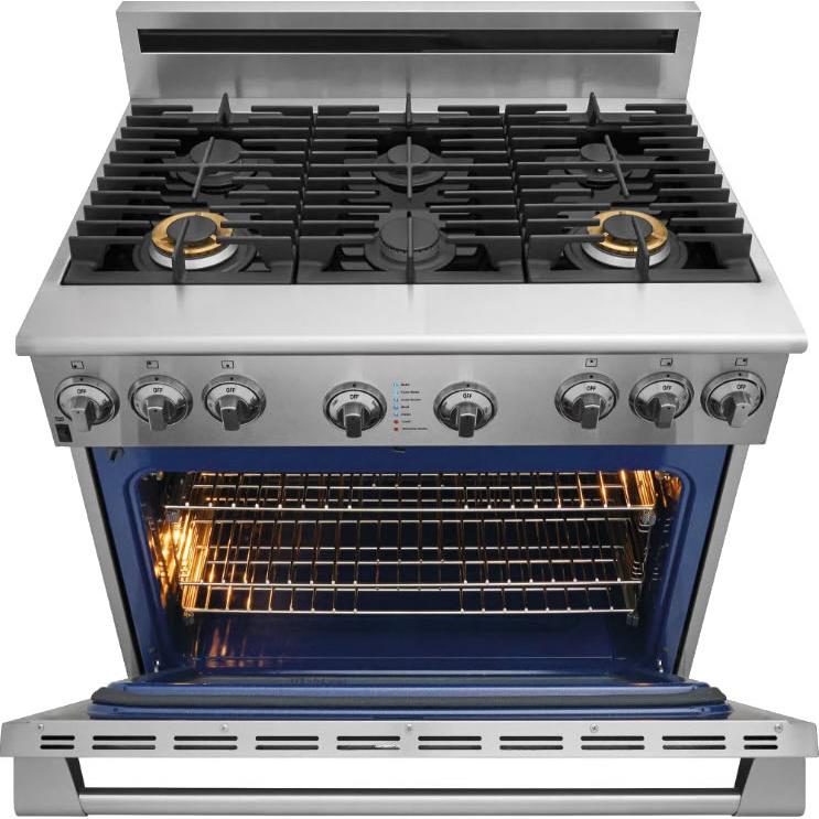  Electrolux Icon 36-inch Freestanding Gas Range with Min-2-Max Burners® E36GF76TPS IMAGE 3