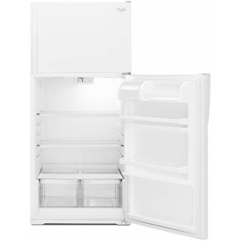  Whirlpool 28-inch, 14.0 cu. ft. Top Freezer Refrigerator WRT134TFDM IMAGE 4