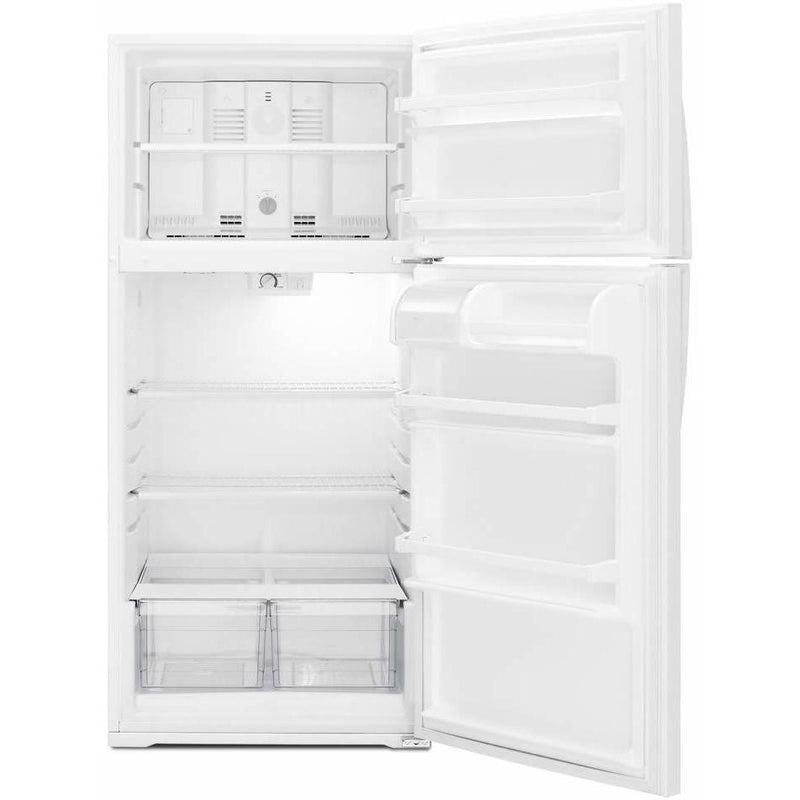  Whirlpool 28-inch, 14.0 cu. ft. Top Freezer Refrigerator WRT134TFDM IMAGE 6