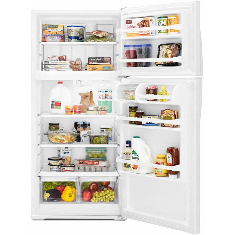  Whirlpool 28-inch, 14.0 cu. ft. Top Freezer Refrigerator WRT134TFDM IMAGE 9