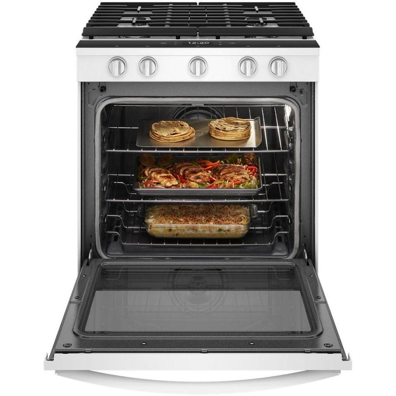  Whirlpool 30-inch Slide-In Gas Range WEG750H0HW IMAGE 2