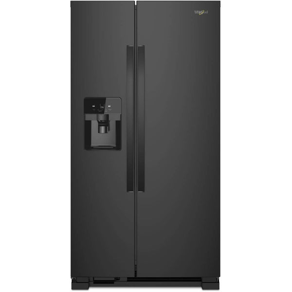  Whirlpool 33-inch, 21.4 cu. ft. Side-By-Side Refrigerator WRS321SDHB IMAGE 1