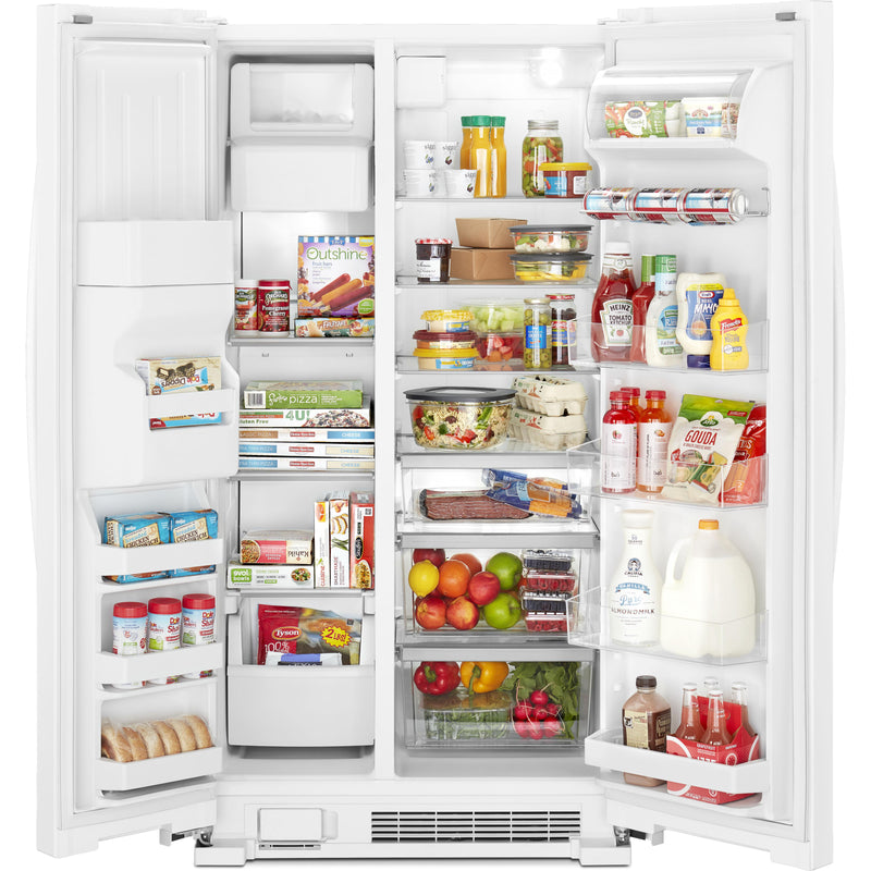  Whirlpool 36-inch, 24.55 cu. ft. Side-By-Side Refrigerator WRS325SDHW IMAGE 3