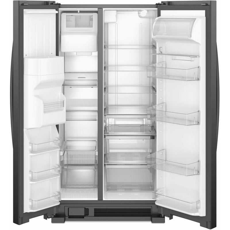  Whirlpool 36-inch, 24.55 cu. ft. Side-By-Side Refrigerator WRS325SDHB IMAGE 2