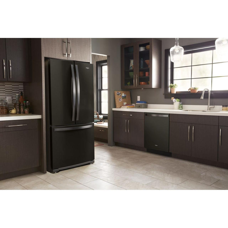  Whirlpool 30-inch, 19.68 cu.ft. Freestanding French 3-Door Refrigerator with FreshFlow™ Air Filter WRF560SFHV IMAGE 9