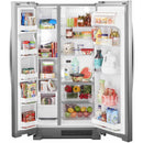  Whirlpool 33-inch, 21.7 cu. ft. Freestanding Side-by-side Refrigerator with Adaptive Defrost WRS312SNHM IMAGE 3