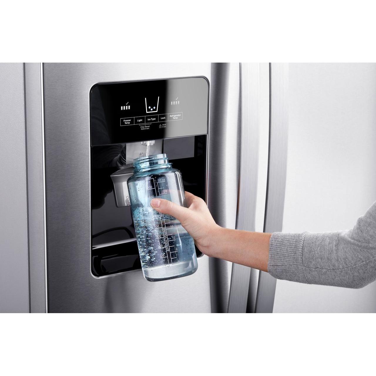  Whirlpool 36-inch, 24.5 cu. ft. Freestanding Side-by-Side Refrigerator with Exterior Ice and Water Dispenser with EveryDrop™ Water Filtration WRS335SDHM IMAGE 5