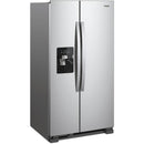  Whirlpool 36-inch, 24.5 cu. ft. Side-by-Side Freestanding Refrigerator with Exterior Ice and Water Dispenser with EveryDrop™ Water Filtration WRS555SIHZ IMAGE 12