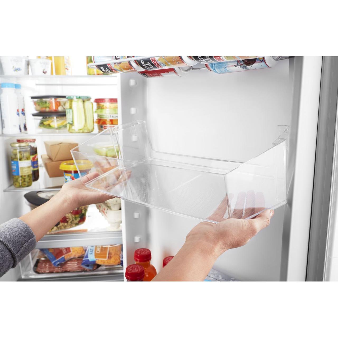  Whirlpool 36-inch, 24.5 cu. ft. Side-by-Side Freestanding Refrigerator with Exterior Ice and Water Dispenser with EveryDrop™ Water Filtration WRS555SIHZ IMAGE 4
