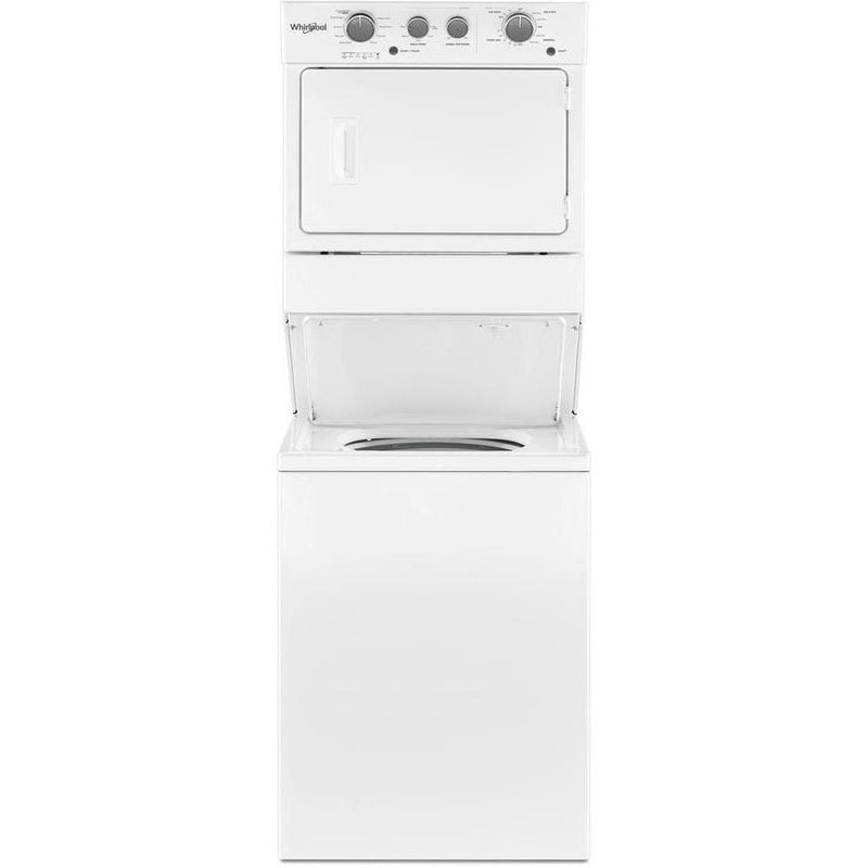  Whirlpool Stacked Washer/Dryer Gas Laundry Center WGT4027HW IMAGE 2