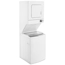  Whirlpool Stacked Washer/Dryer Electric Laundry Center with EasyView™ Glass Lid YWET4024HW IMAGE 7
