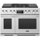  Signature Kitchen Suite 48-inch Freestanding Dual-Fuel Range with Sous Vide SKSDR480SIS IMAGE 1