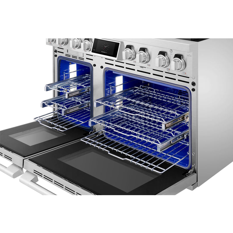  Signature Kitchen Suite 48-inch Freestanding Dual-Fuel Range with Sous Vide SKSDR480SIS IMAGE 6