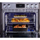  Signature Kitchen Suite 36-inch Freestanding Dual-Fuel Range with Steam-Assist Oven SKSDR360GS IMAGE 13
