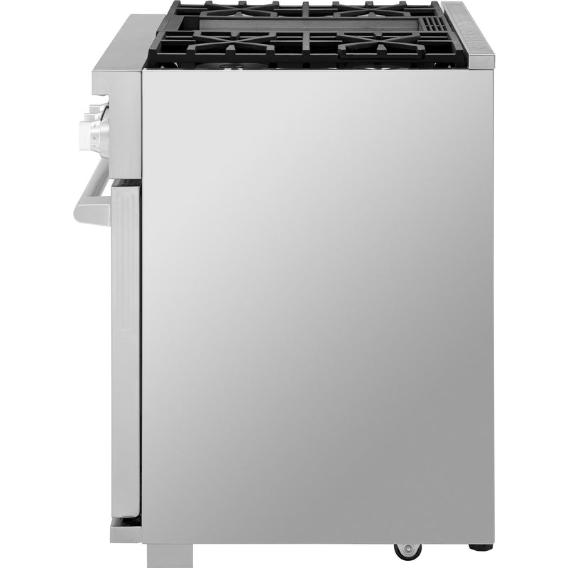  Signature Kitchen Suite 36-inch Freestanding Dual-Fuel Range with Steam-Assist Oven SKSDR360GS IMAGE 9