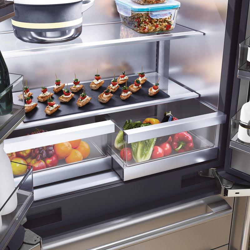  Signature Kitchen Suite 36-inch, 19.3 cu.ft. Built-in French 4-Door Refrigerator with Internal Water Dispenser SKSFD3604P IMAGE 6