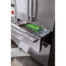  Signature Kitchen Suite 36-inch, 19.3 cu.ft. Built-in French 4-Door Refrigerator with Internal Water Dispenser SKSFD3604P IMAGE 8