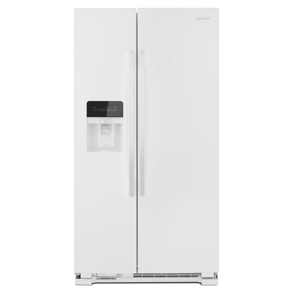  Amana 33in 21cu.ft. Side-by-Side Refrigerator with External Water & Ice Dispenser ASI2175GRW IMAGE 1