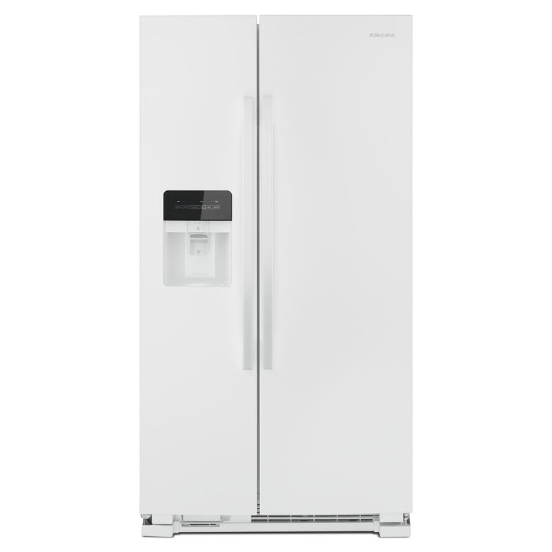  Amana 33in 21cu.ft. Side-by-Side Refrigerator with External Water & Ice Dispenser ASI2175GRW IMAGE 1