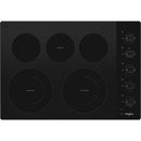  Whirlpool 30-inch Built-In Electric Cooktop WCE77US0HB IMAGE 1