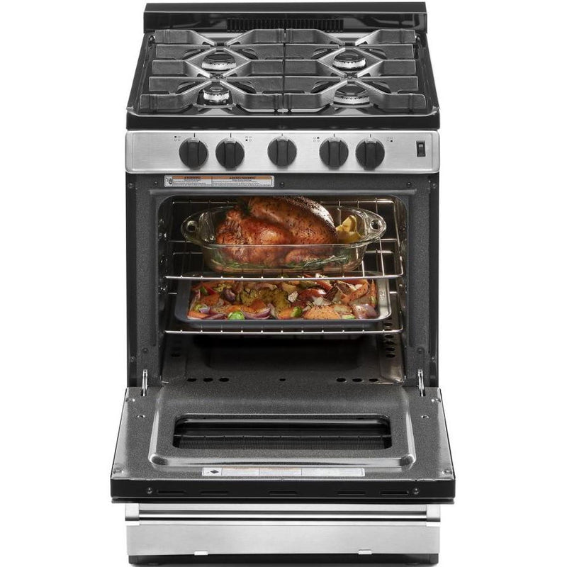  Whirlpool 24-inch Freestanding Gas Range WFG500M4HS IMAGE 2