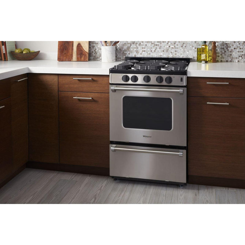 Whirlpool 24-inch Freestanding Gas Range WFG500M4HS IMAGE 5