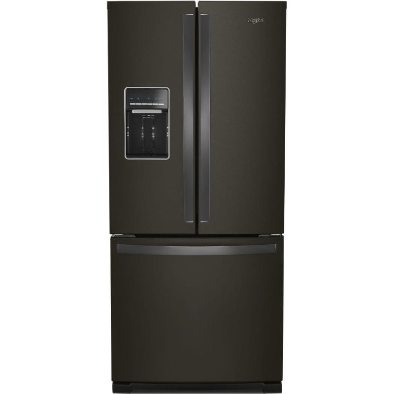  Whirlpool 30-inch, 19.7 cu.ft. Freestanding French 3-Door Refrigerator with Exterior Water Dispenser with EveryDrop® Filtration WRF560SEHV IMAGE 1