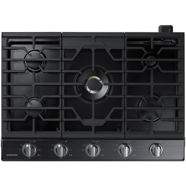  Samsung 30-inch Built-In Gas Cooktop with Wi-Fi Connectivity NA30N7755TG/AA IMAGE 1