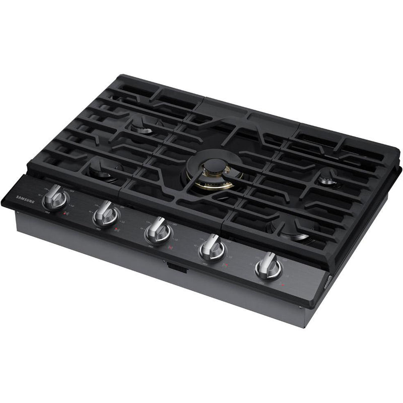  Samsung 30-inch Built-In Gas Cooktop with Wi-Fi Connectivity NA30N7755TG/AA IMAGE 2