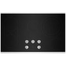  Maytag 36-inch Built-in Electric Cooktop with Reversible Grill and Griddle MEC8836HS IMAGE 1