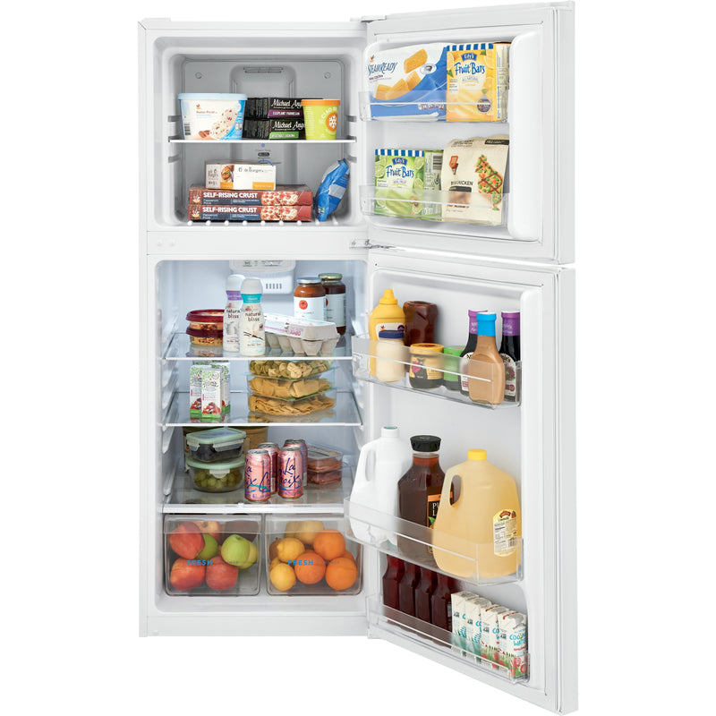  Frigidaire 24-inch, 11.6 cu. ft. Top Freezer Refrigerator FFET1222UW IMAGE 2