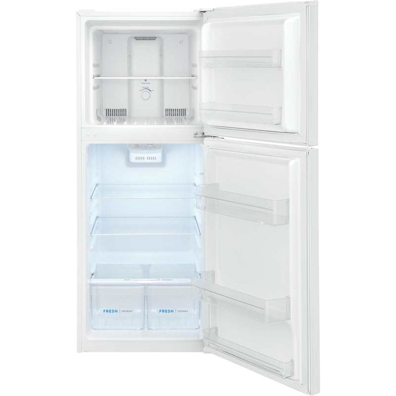  Frigidaire 24-inch, 11.6 cu. ft. Top Freezer Refrigerator FFET1222UW IMAGE 3