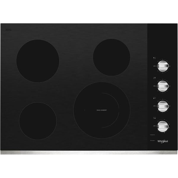  Whirlpool 30-inch Built-In Electric Cooktop WCE55US0HS IMAGE 1