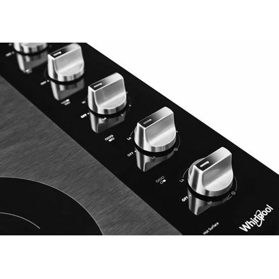  Whirlpool 30-inch Built-In Electric Cooktop WCE77US0HS IMAGE 3
