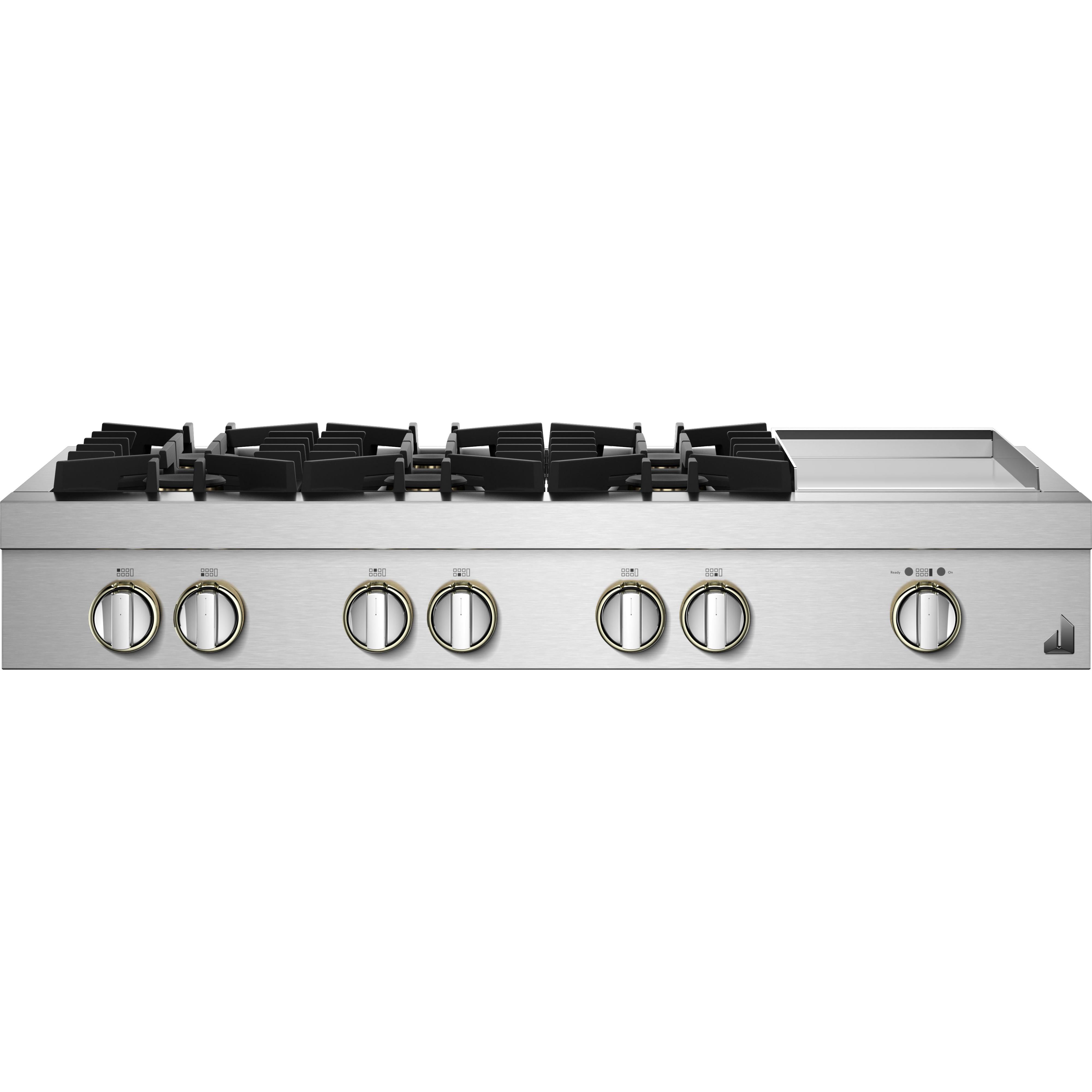  JennAir Rise 48-inch Gas Rangetop with Chrome-Infused Griddle JGCP548HL IMAGE 1