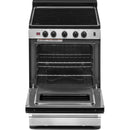  Whirlpool 24-inch, Freestanding Electric Range with Upswept SpillGuard™ Cooktop YWFE50M4HS IMAGE 2