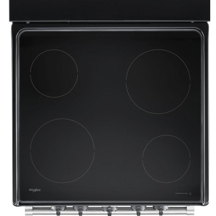  Whirlpool 24-inch, Freestanding Electric Range with Upswept SpillGuard™ Cooktop YWFE50M4HS IMAGE 5